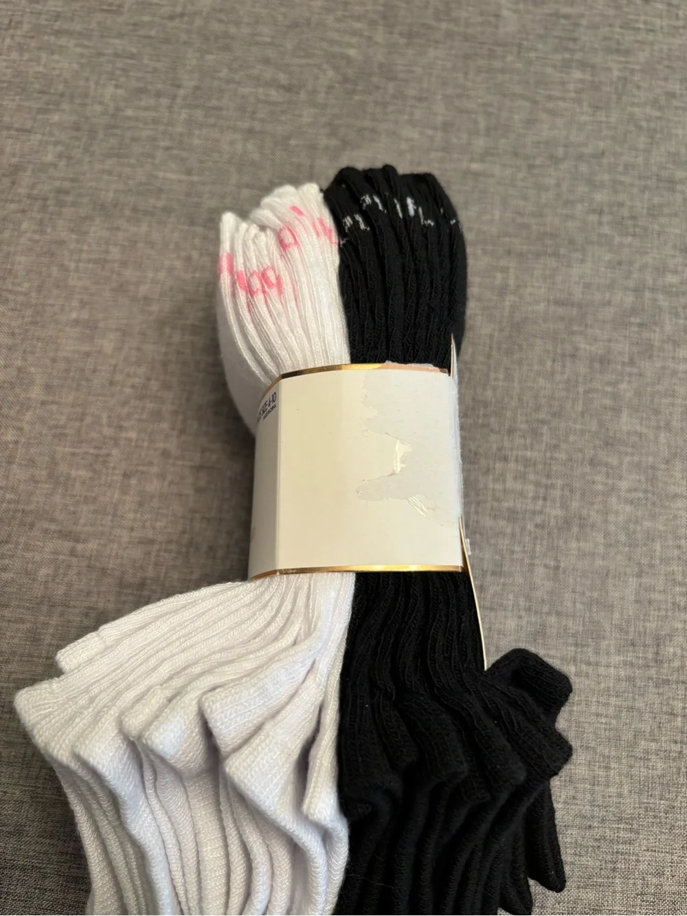 U.S. Polo Assn. Unisex White and Black Low Cut Moisture Control Socks - 10 Pack